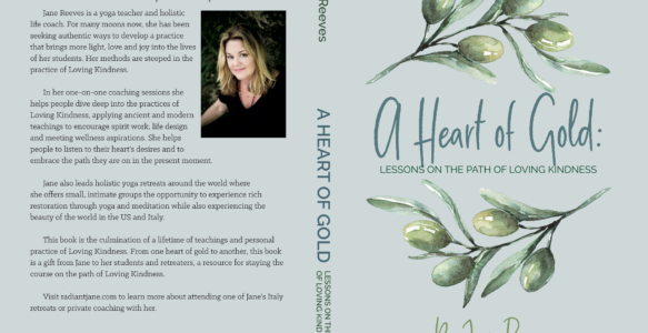 A Heart of Gold book design